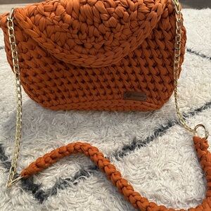 Handmade knit bag